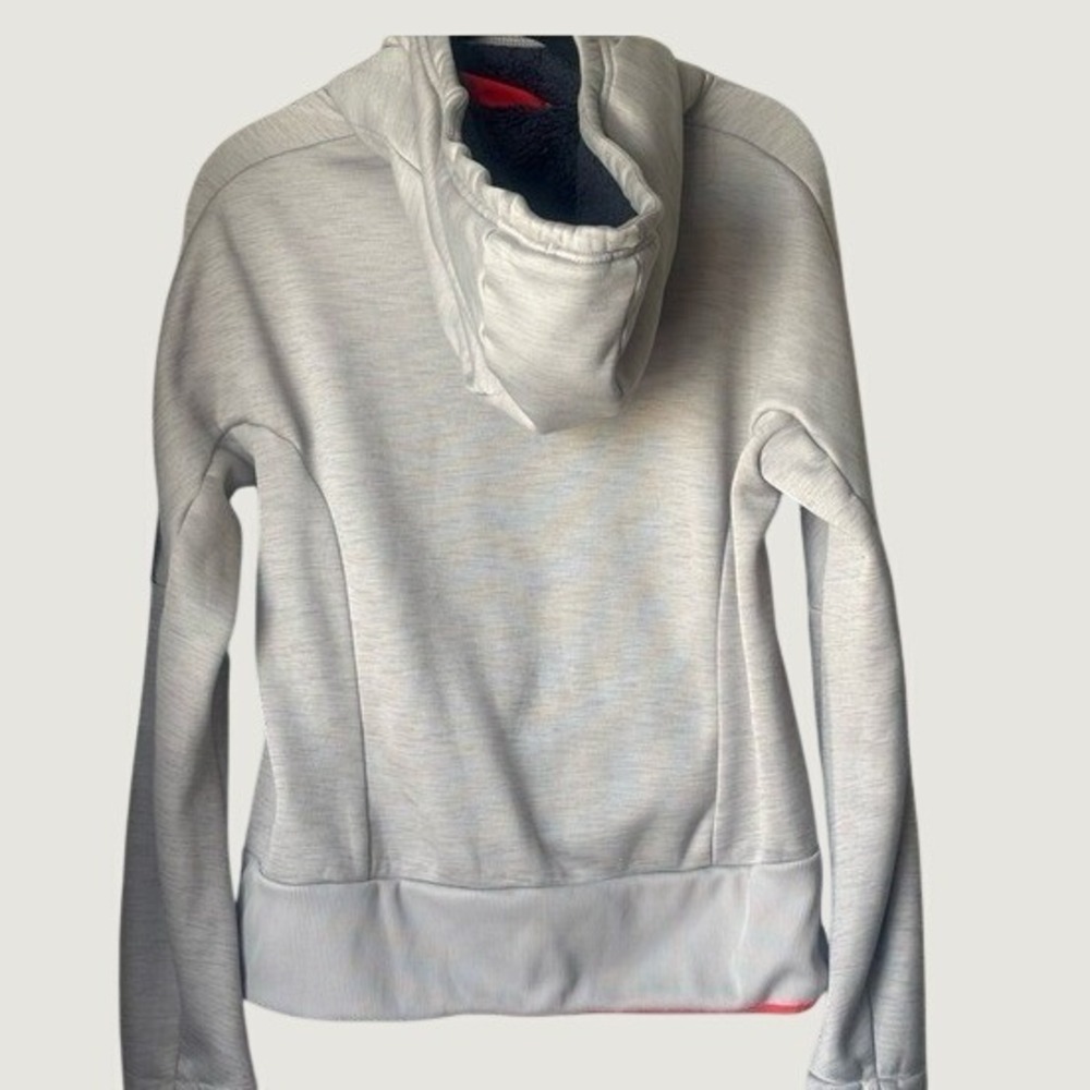 Adidas Climaheat Grey With Orange Hoodie Size Large - Picture 9 of 11